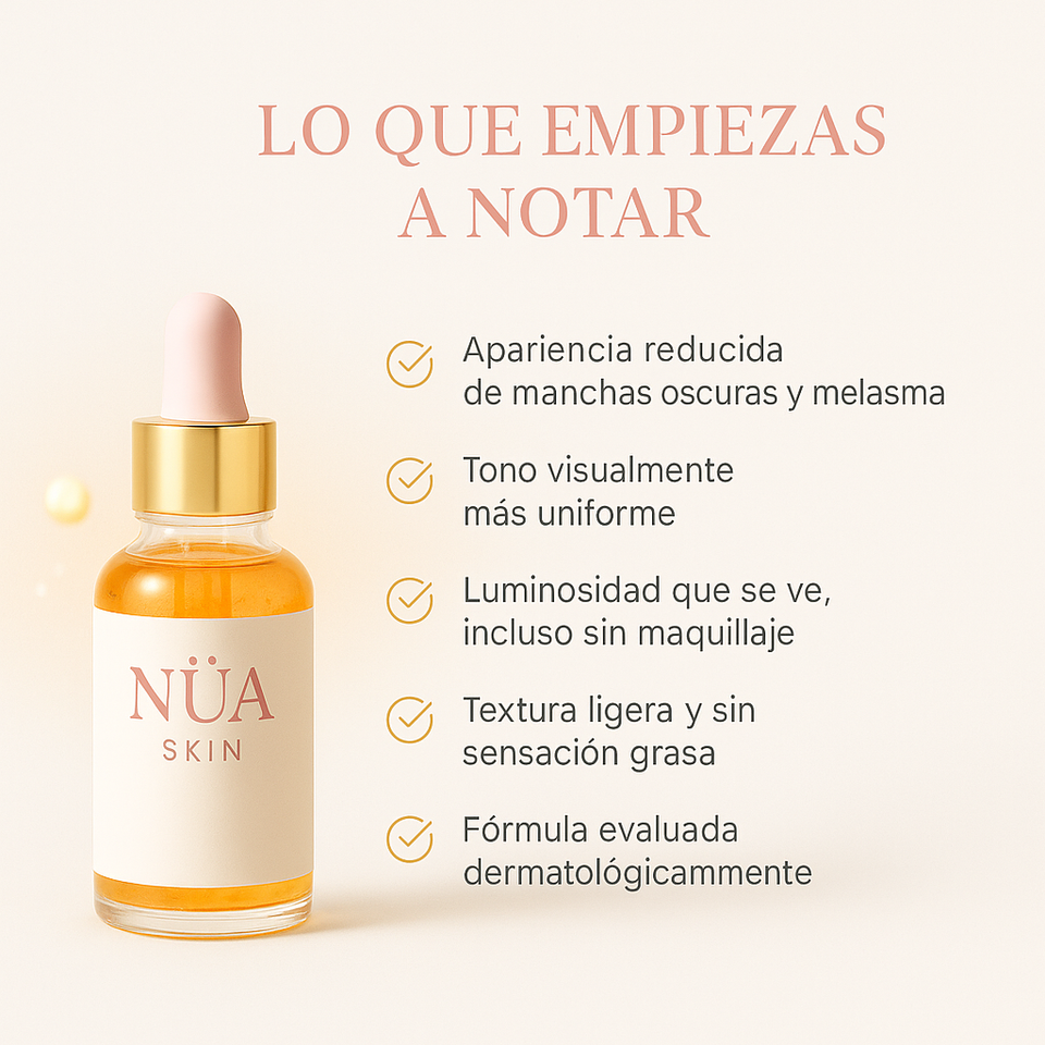 NUA SKIN - DESPIERTA EL BRILLO QUE SIEMPRE HA ESTADO EN TU PIEL.