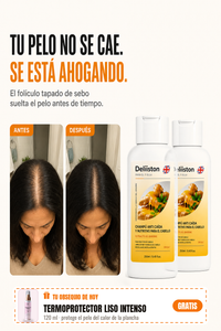 DELIISTON — Champú Anticaída y Nutritivo de Jengibre 250 ml