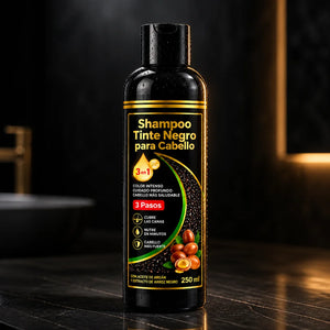 Shampoo Tinte Negro Cubre Canas 250 ml